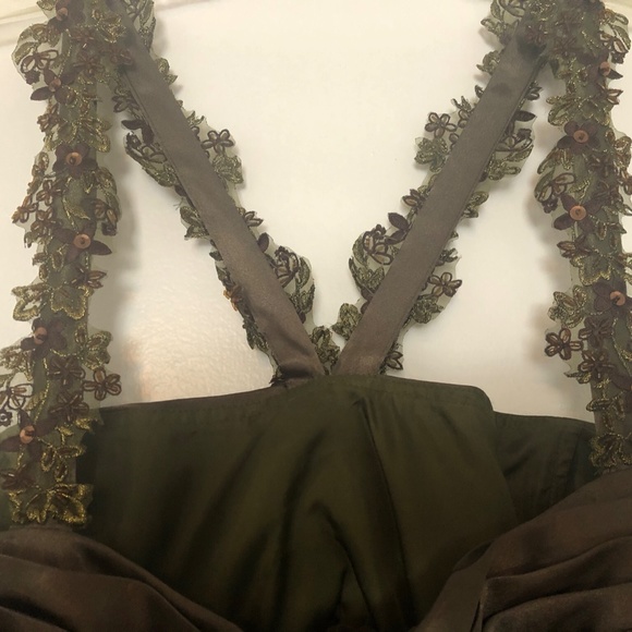NEW Olive green formal dress! - Picture 6 of 6